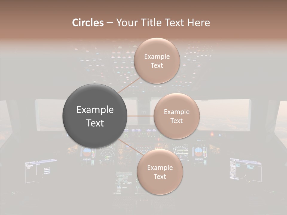 Technology Light Cockpit PowerPoint Template