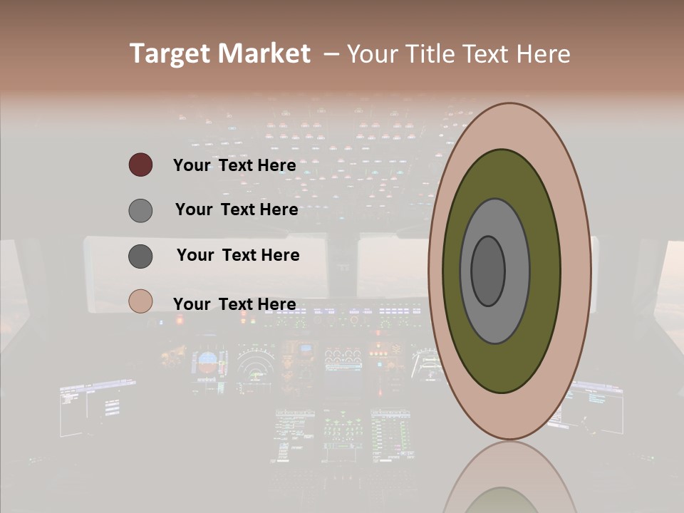 Technology Light Cockpit PowerPoint Template