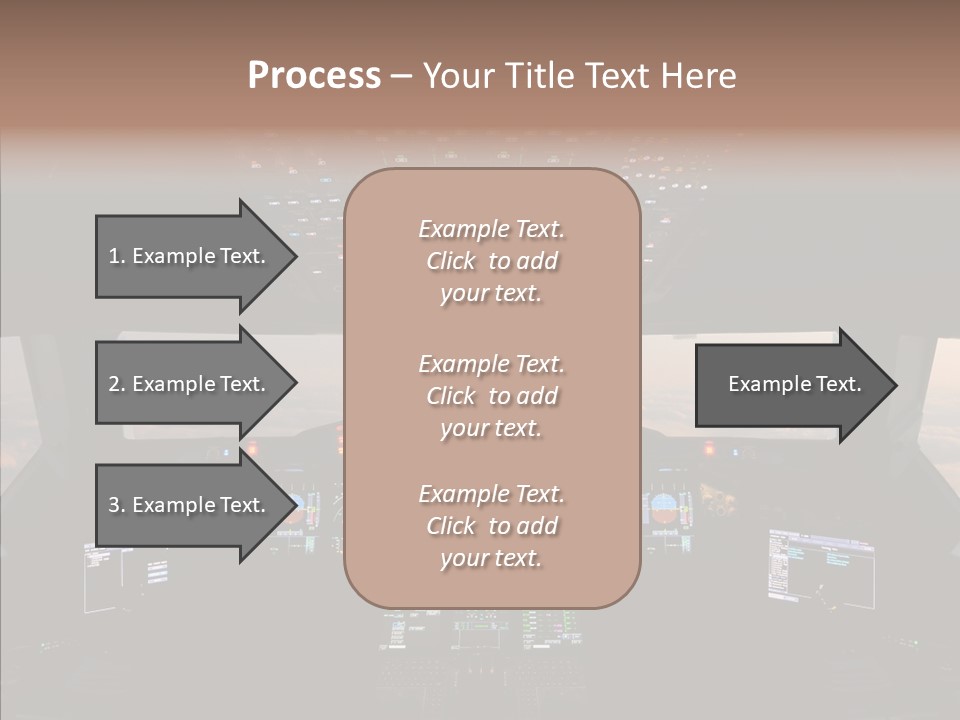 Technology Light Cockpit PowerPoint Template