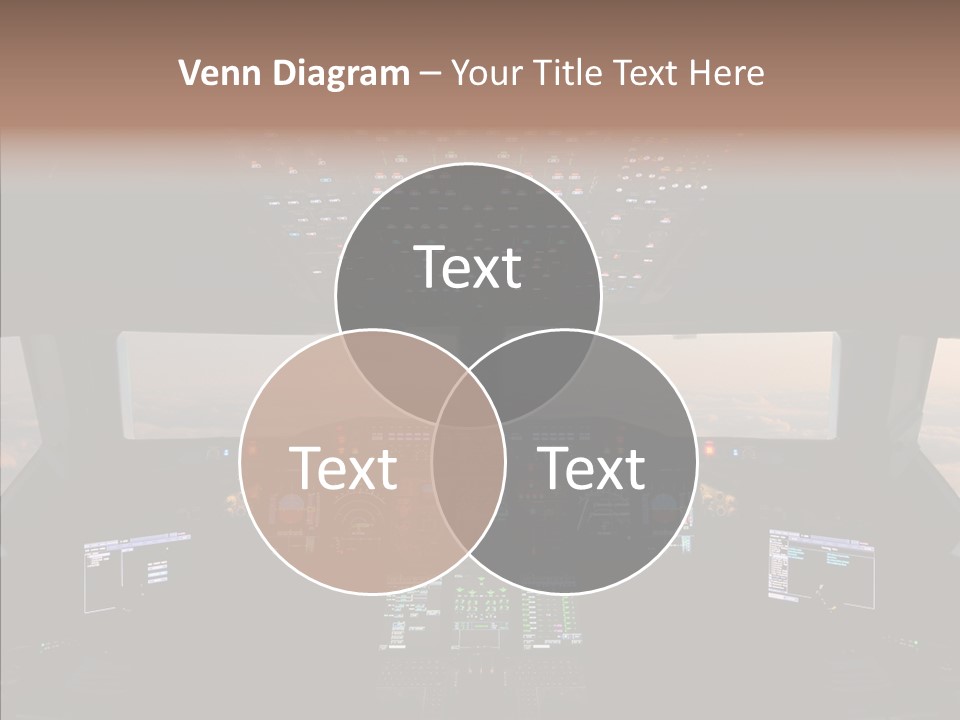 Technology Light Cockpit PowerPoint Template