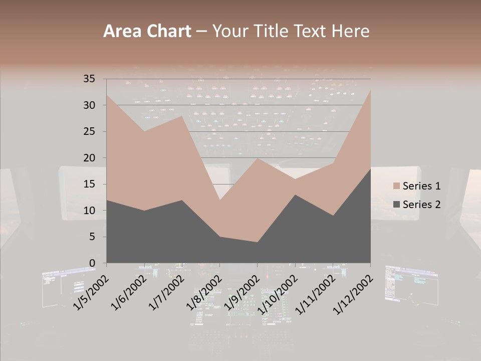 Technology Light Cockpit PowerPoint Template
