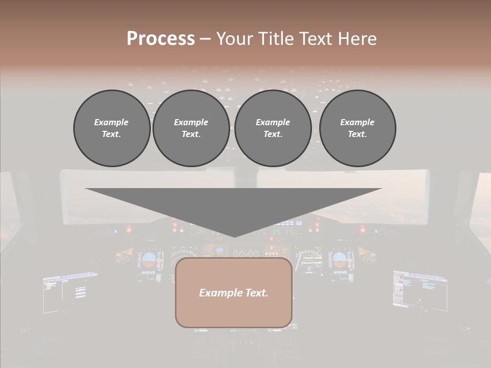Technology Light Cockpit PowerPoint Template