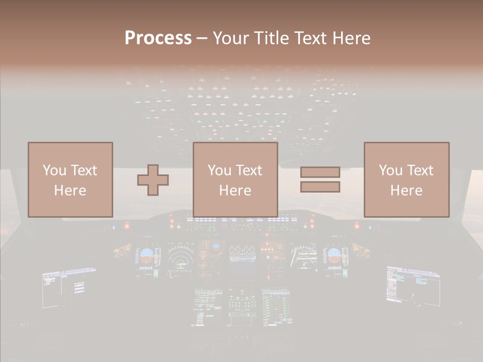 Technology Light Cockpit PowerPoint Template