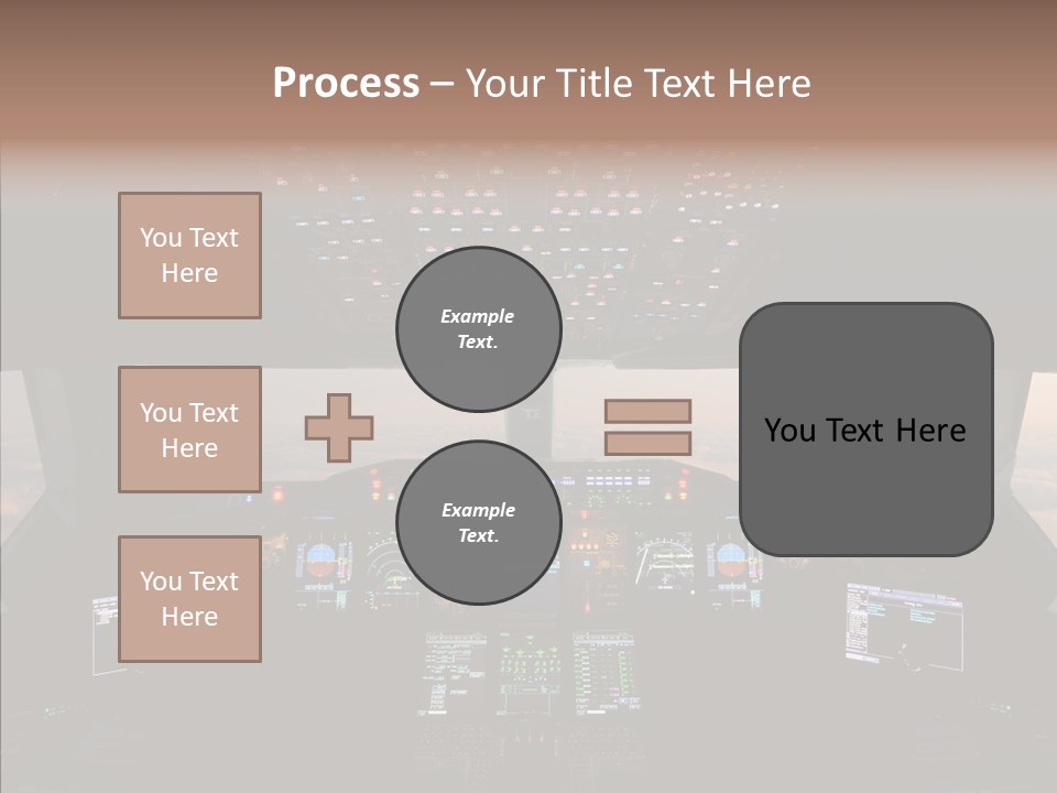 Technology Light Cockpit PowerPoint Template