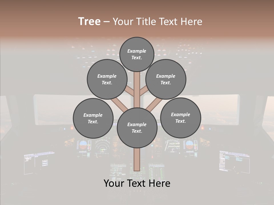 Technology Light Cockpit PowerPoint Template