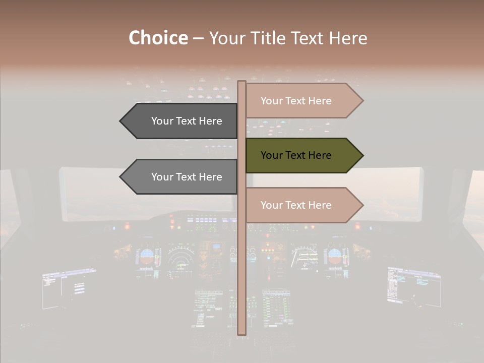 Technology Light Cockpit PowerPoint Template