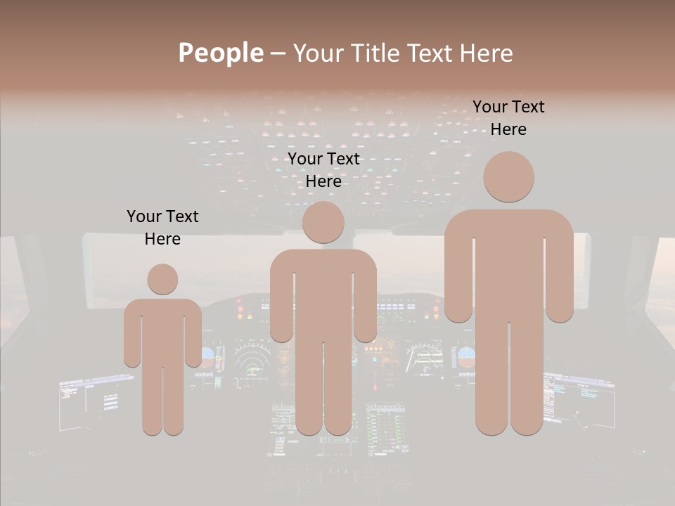 Technology Light Cockpit PowerPoint Template