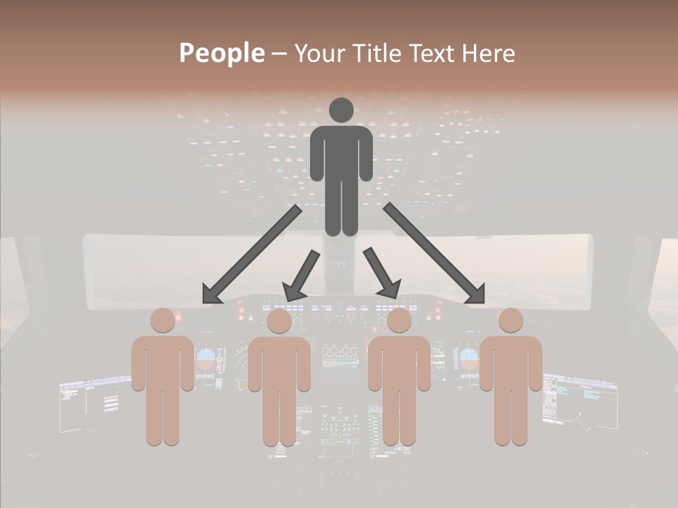Technology Light Cockpit PowerPoint Template