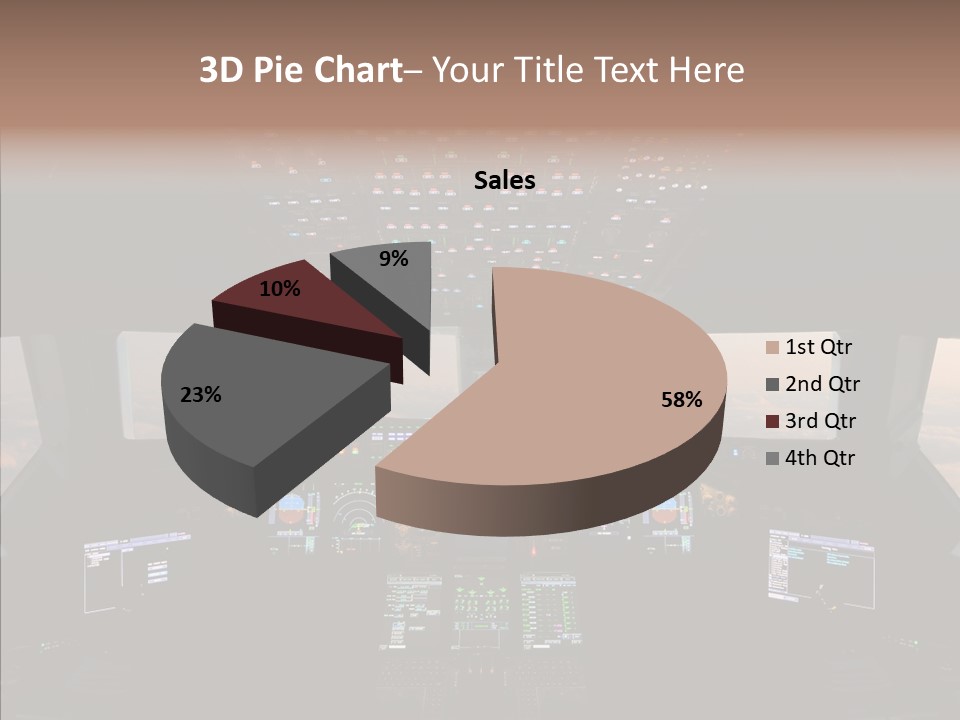 Technology Light Cockpit PowerPoint Template