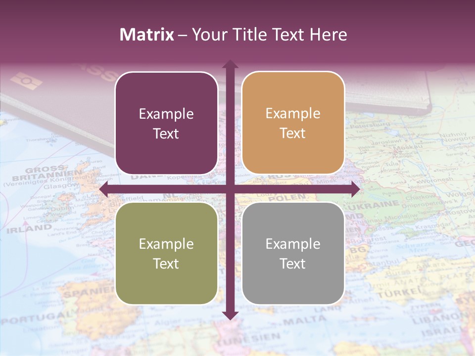 Card Water Journey PowerPoint Template