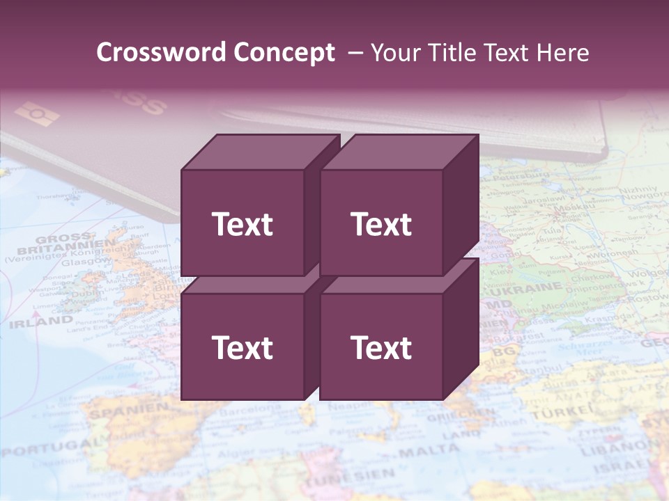 Card Water Journey PowerPoint Template