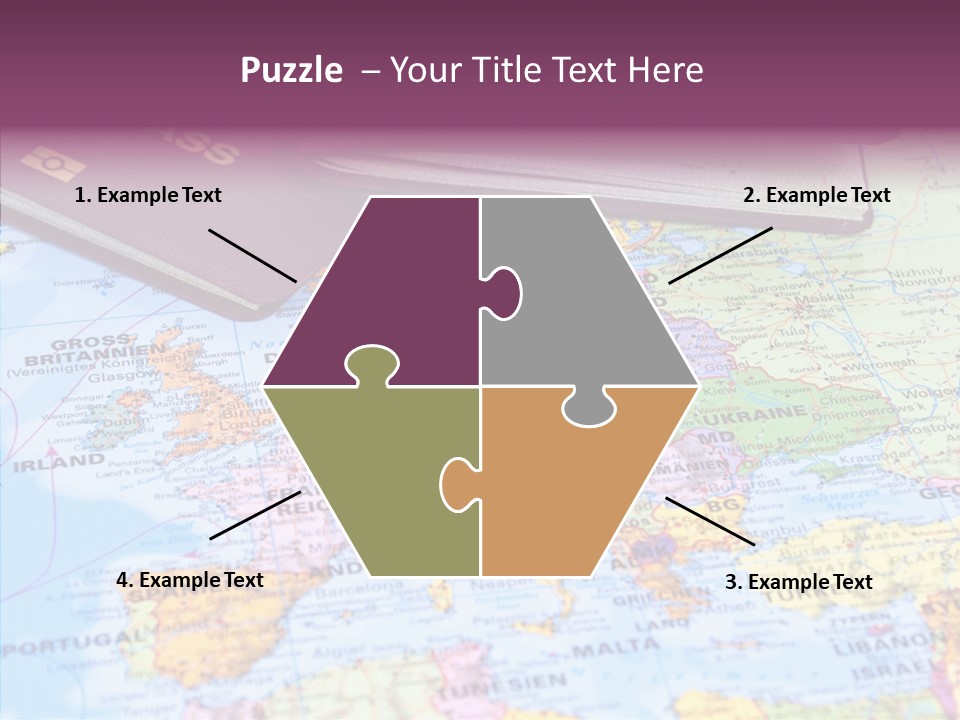 Card Water Journey PowerPoint Template