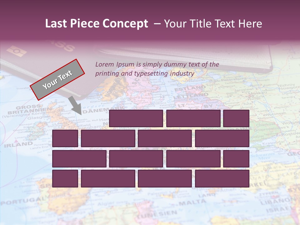 Card Water Journey PowerPoint Template