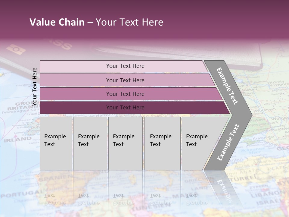 Card Water Journey PowerPoint Template