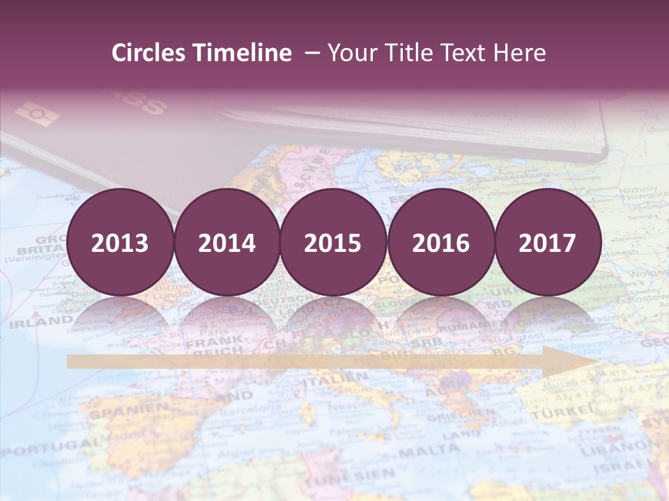 Card Water Journey PowerPoint Template