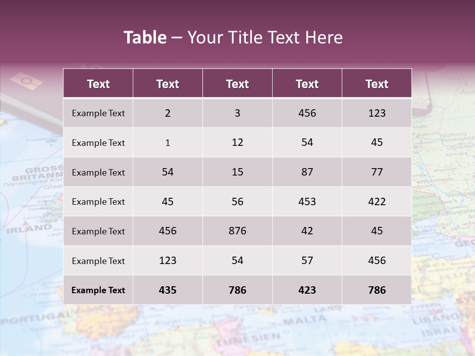 Card Water Journey PowerPoint Template
