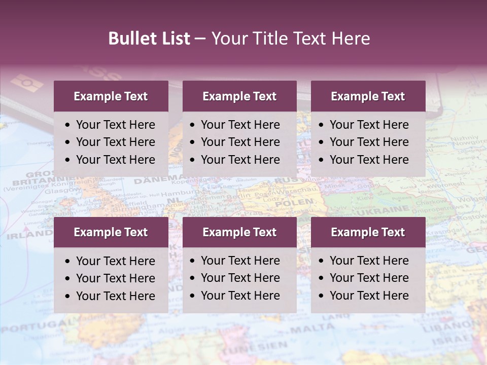 Card Water Journey PowerPoint Template