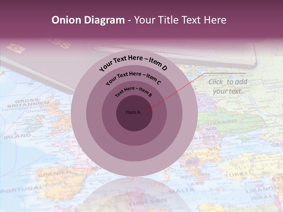 Card Water Journey PowerPoint Template