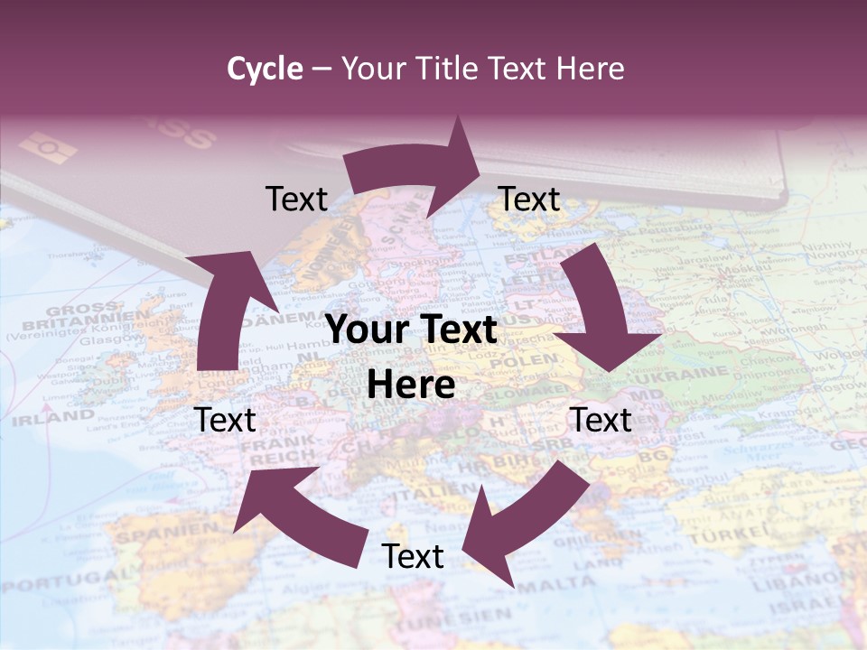 Card Water Journey PowerPoint Template