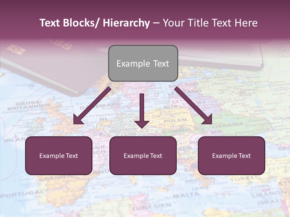 Card Water Journey PowerPoint Template