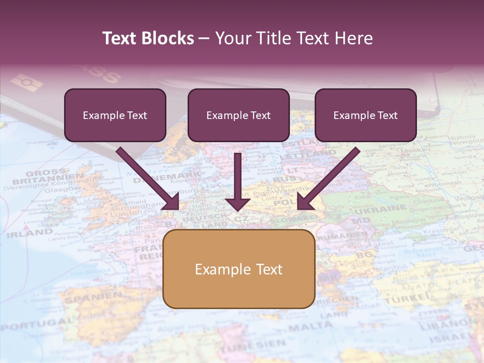 Card Water Journey PowerPoint Template