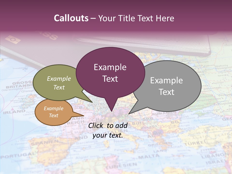 Card Water Journey PowerPoint Template