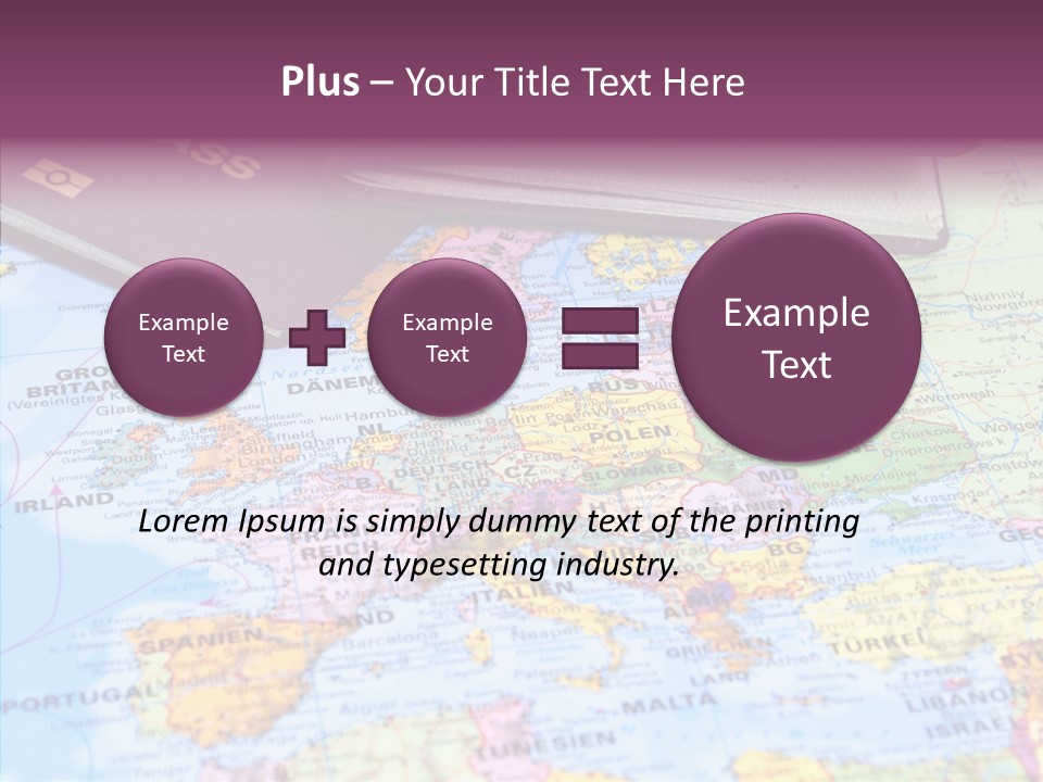 Card Water Journey PowerPoint Template