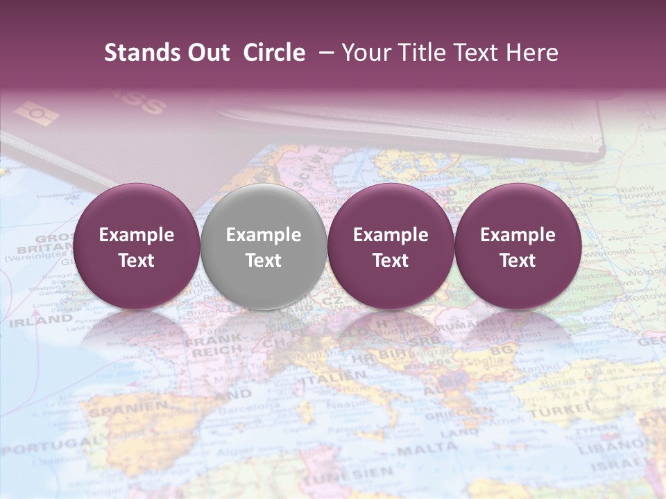 Card Water Journey PowerPoint Template