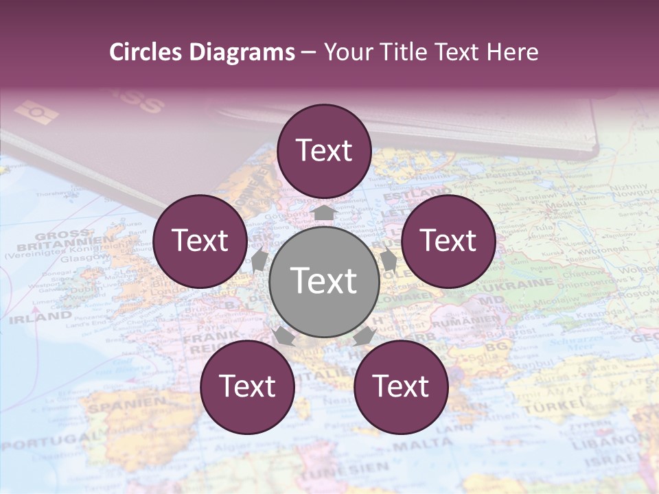 Card Water Journey PowerPoint Template