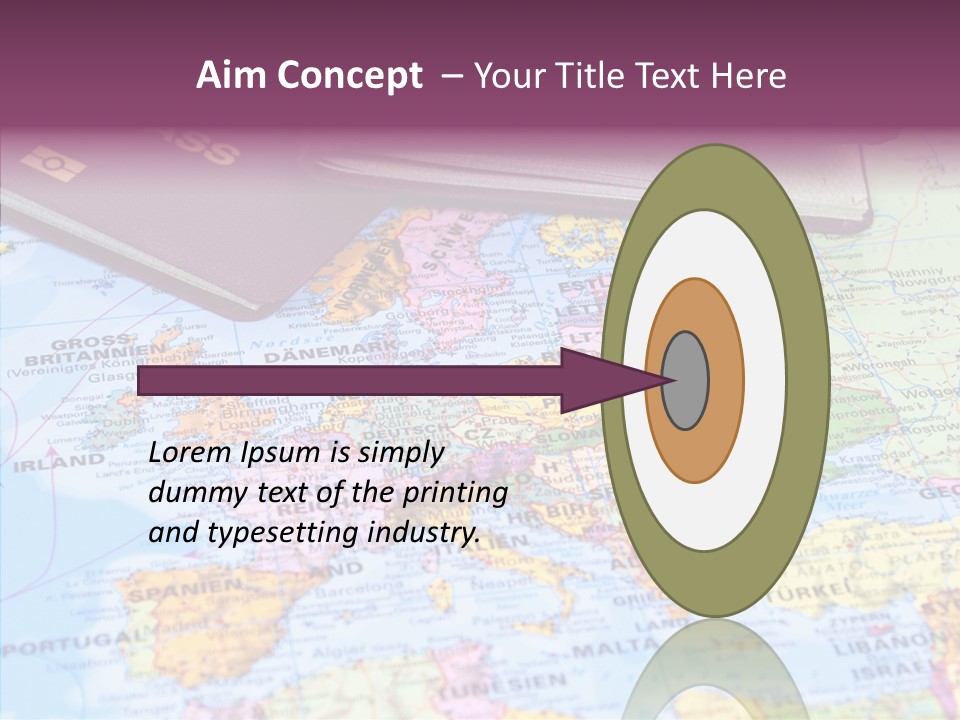 Card Water Journey PowerPoint Template