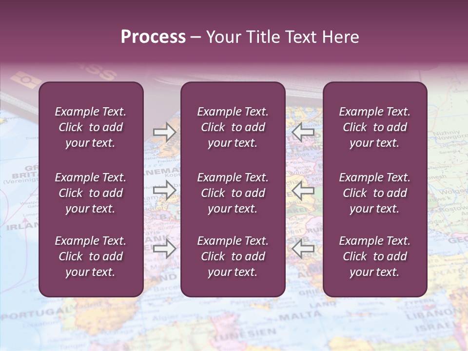 Card Water Journey PowerPoint Template