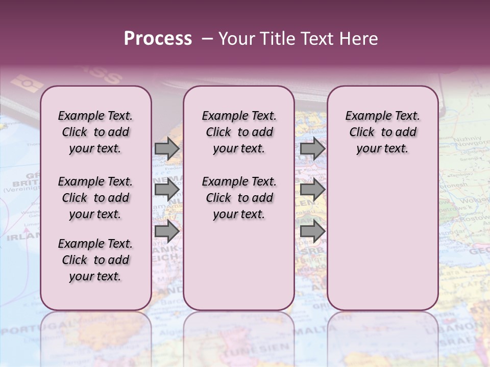 Card Water Journey PowerPoint Template