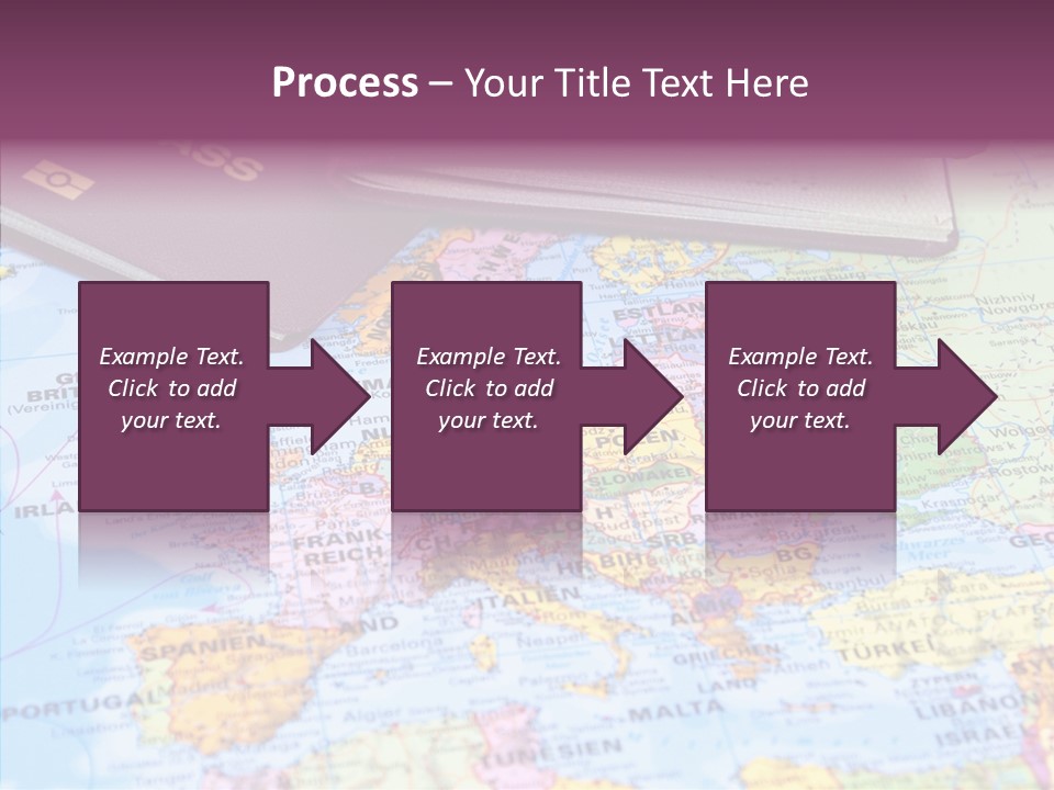 Card Water Journey PowerPoint Template