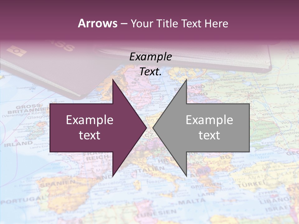 Card Water Journey PowerPoint Template