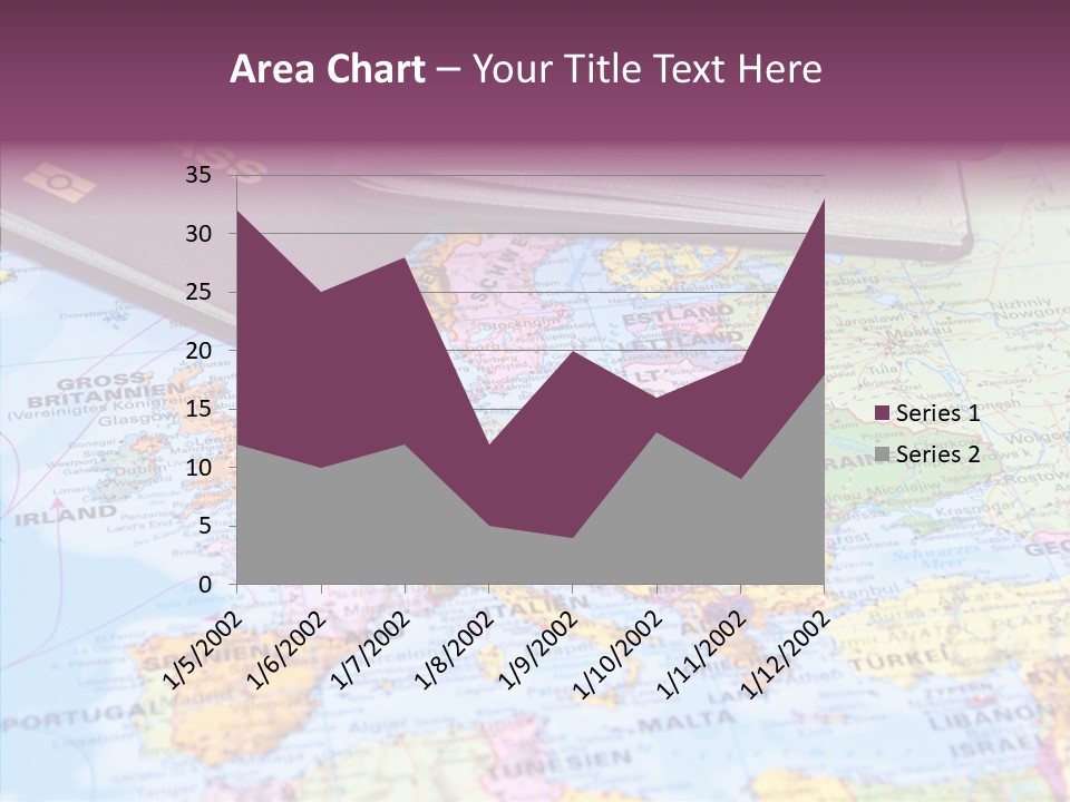 Card Water Journey PowerPoint Template