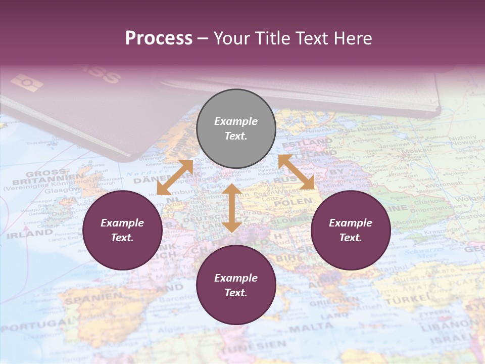 Card Water Journey PowerPoint Template