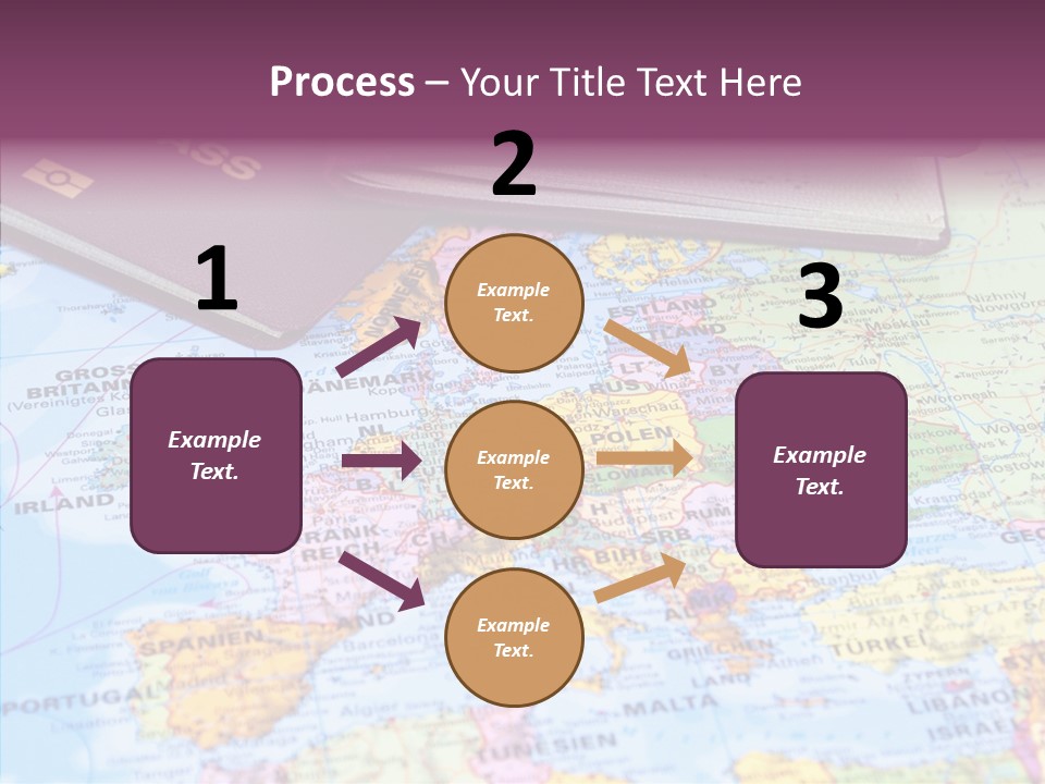 Card Water Journey PowerPoint Template