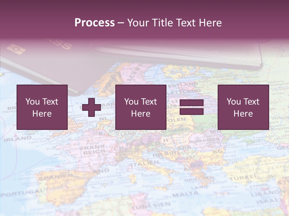 Card Water Journey PowerPoint Template