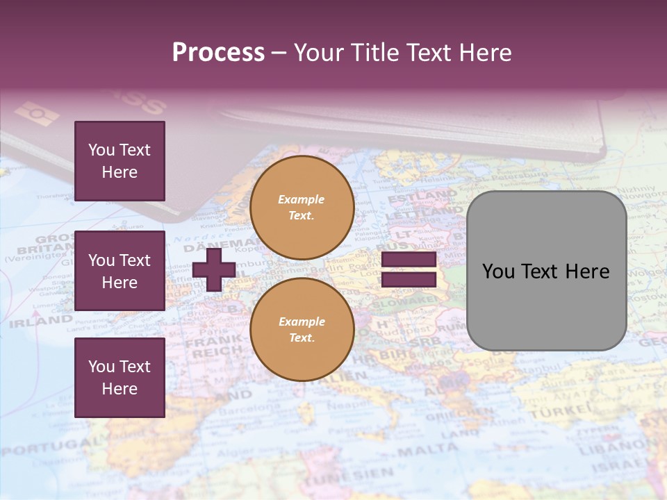 Card Water Journey PowerPoint Template