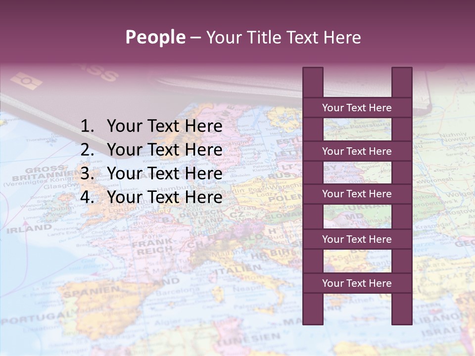 Card Water Journey PowerPoint Template