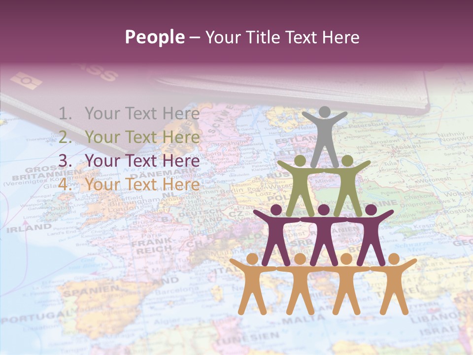 Card Water Journey PowerPoint Template