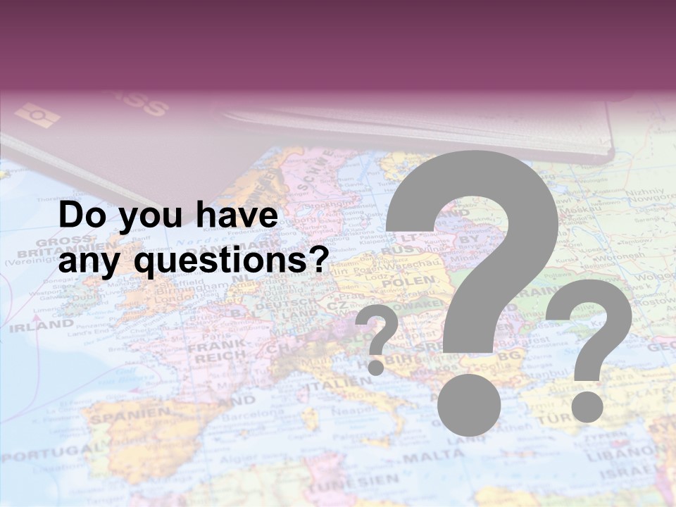 Card Water Journey PowerPoint Template