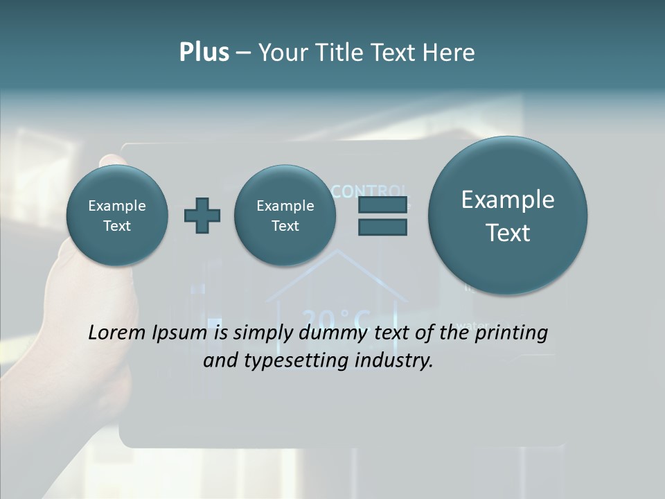 Modern Room Energy PowerPoint Template