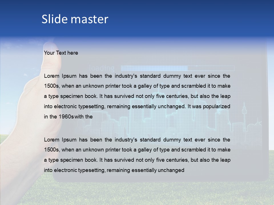 Trend Interface Reality PowerPoint Template