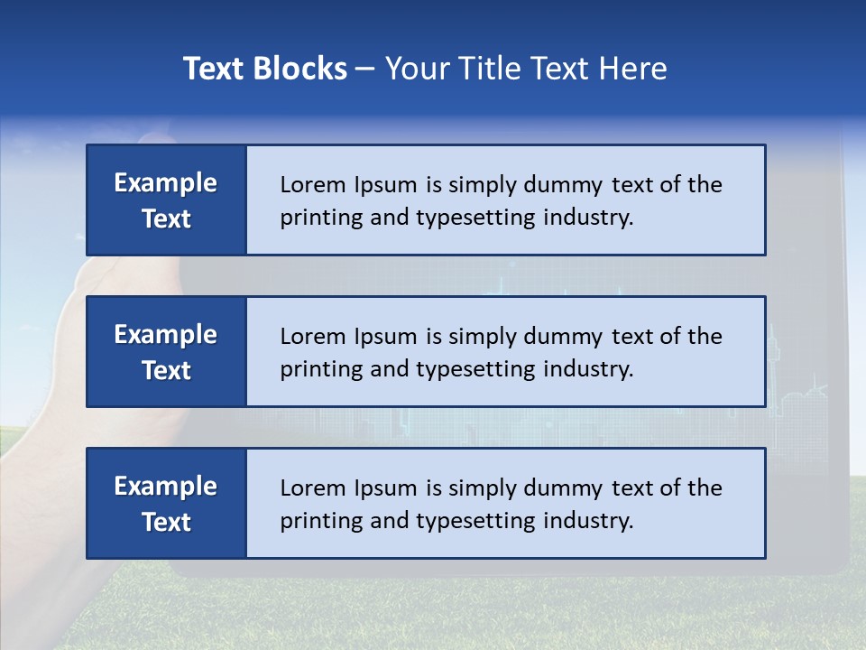 Trend Interface Reality PowerPoint Template
