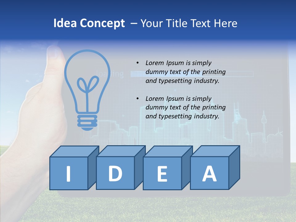 Trend Interface Reality PowerPoint Template