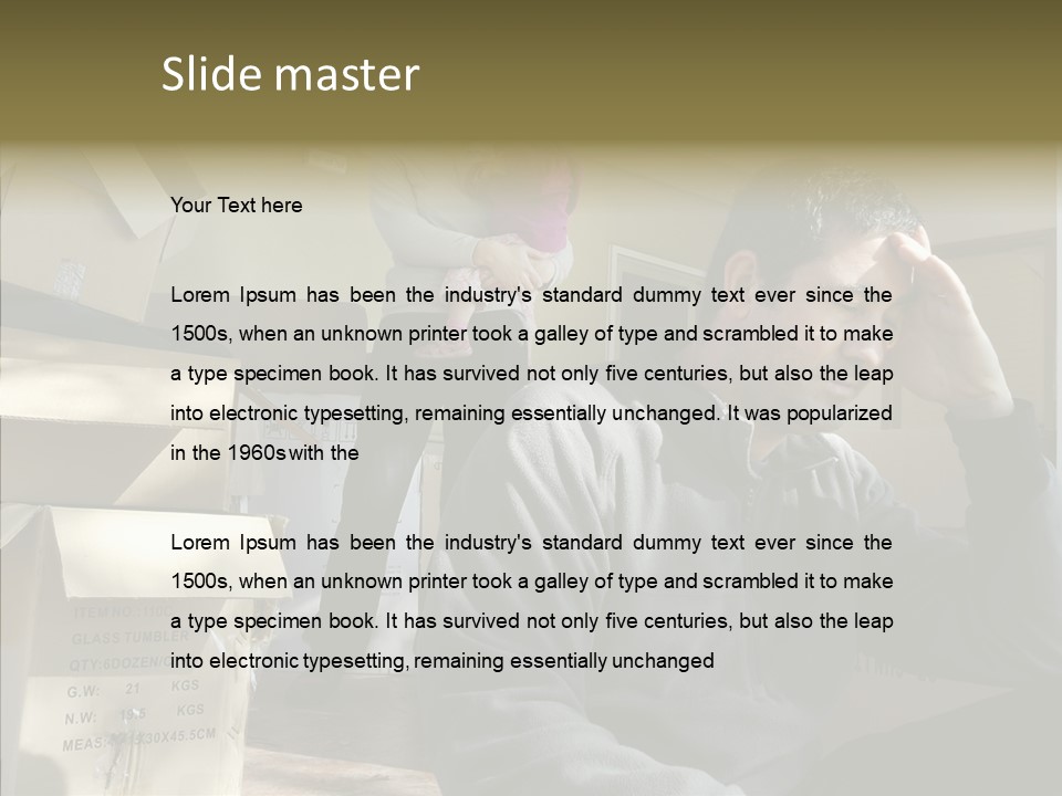 People Family Stress PowerPoint Template