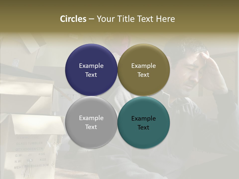 People Family Stress PowerPoint Template