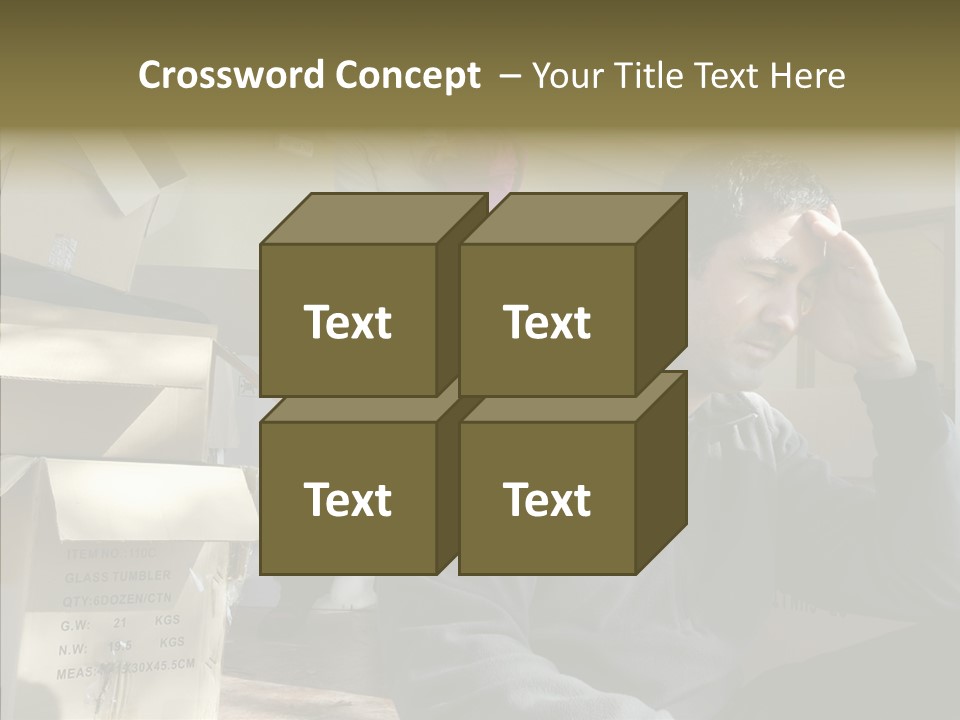 People Family Stress PowerPoint Template