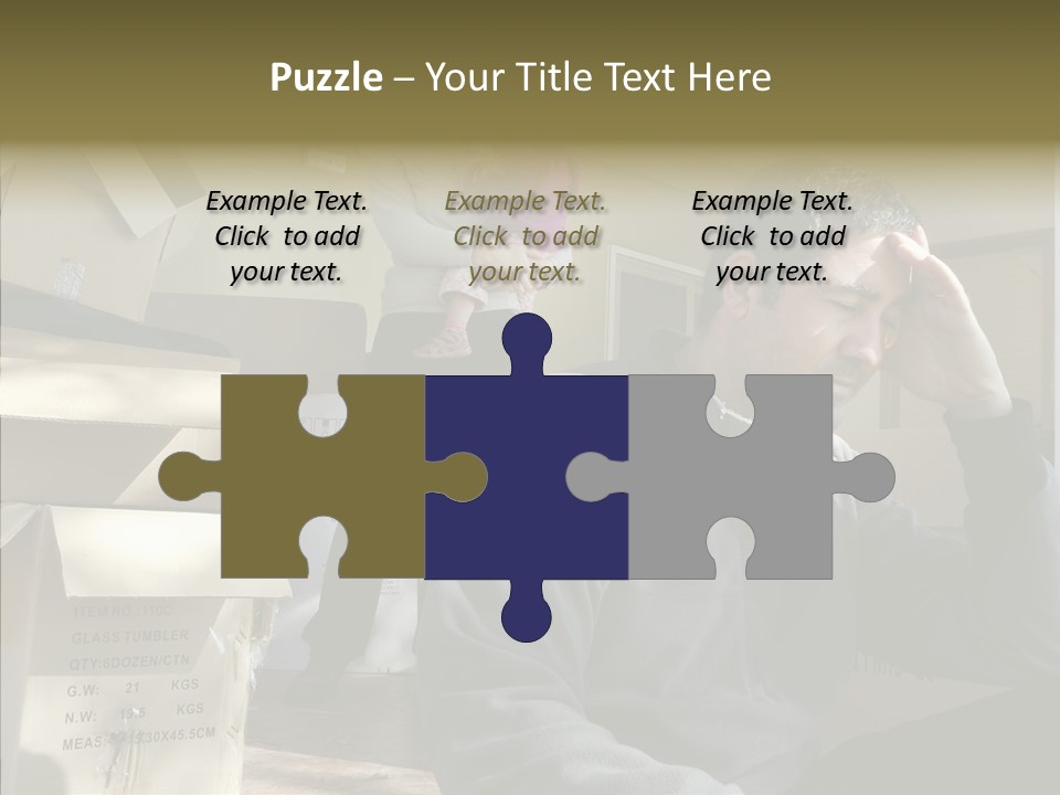 People Family Stress PowerPoint Template